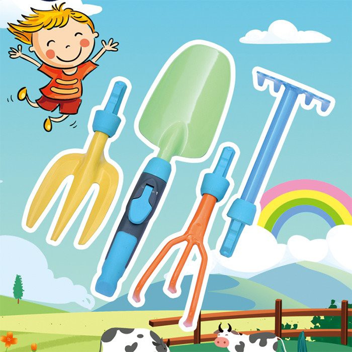 product-500-500 kid garden tool set with box
