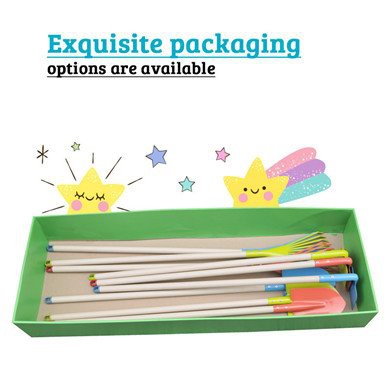 Display box for kids garden leaf rake